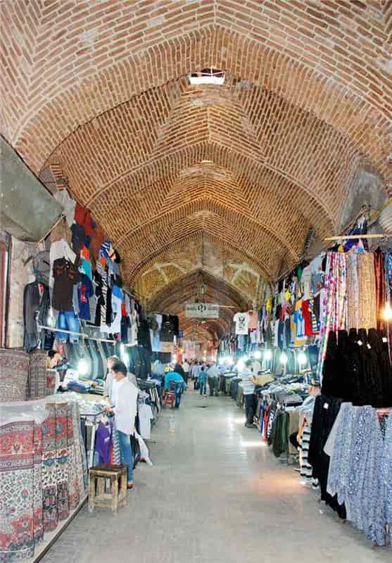 بازار تاریخی شهر خوی یادگاری از دوران صفویه