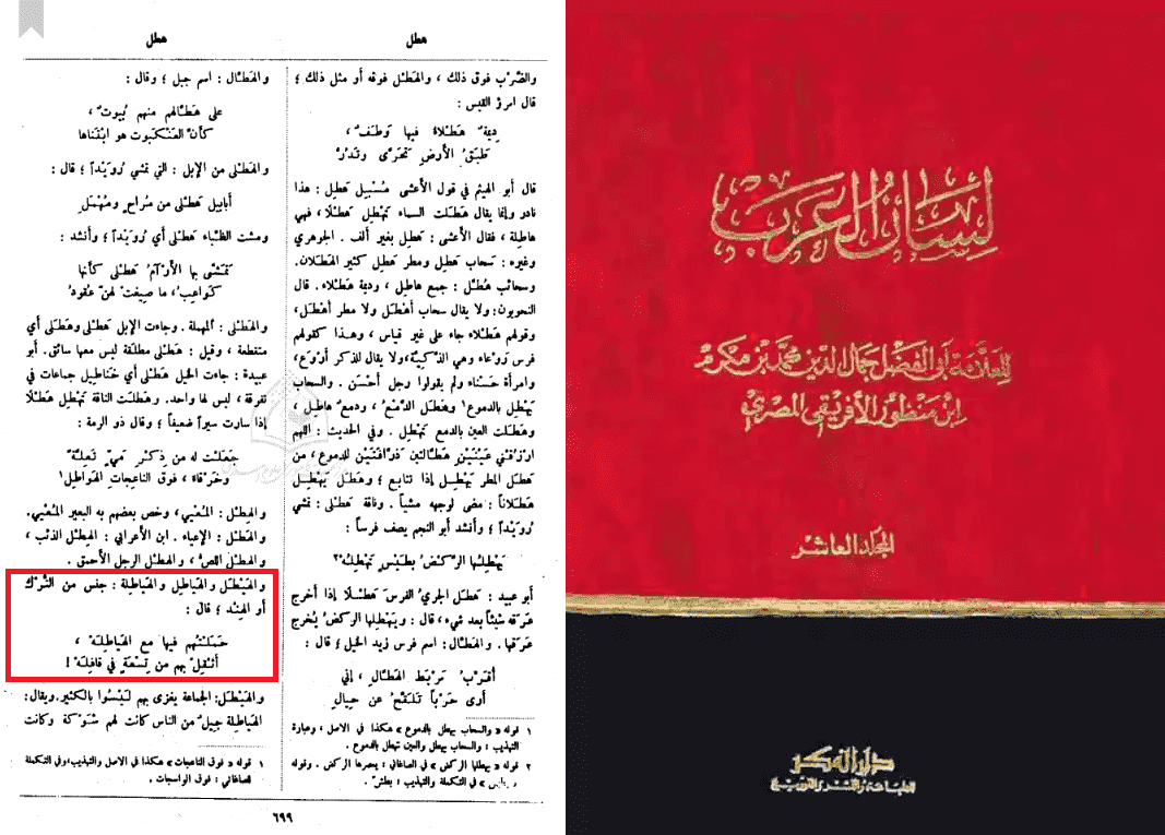 لسان العرب , ج11 , ص699