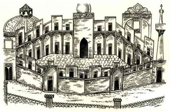 مینیاتوری از مجموعه ی شنب غازان