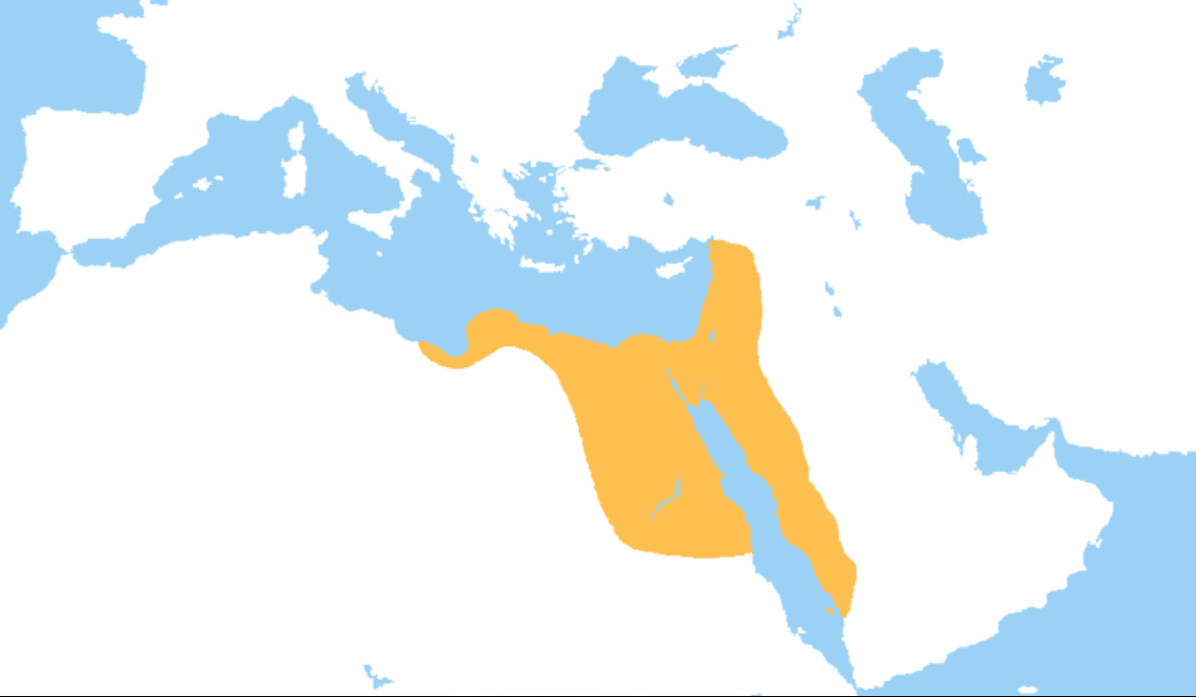 قلمرو حکمرانی ترکان ممالیک مصر