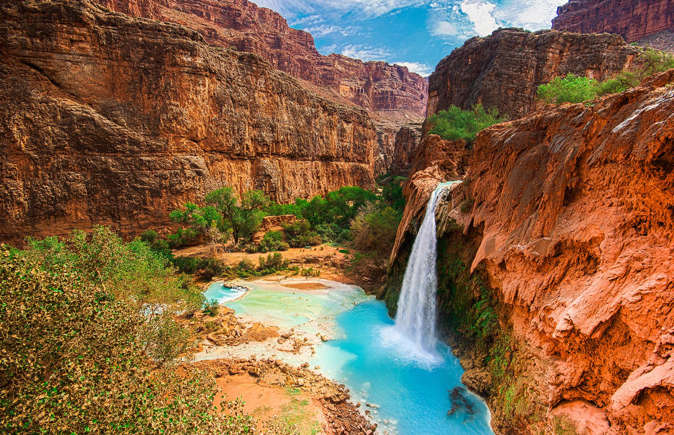 آبشار هاواسو، آریزونا، ایالات متحده